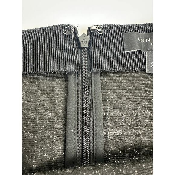 Ann Taylor Size 8 Petite Houndstooth MIdi Pencil Skirt Classic Timeless - Picture 8 of 8